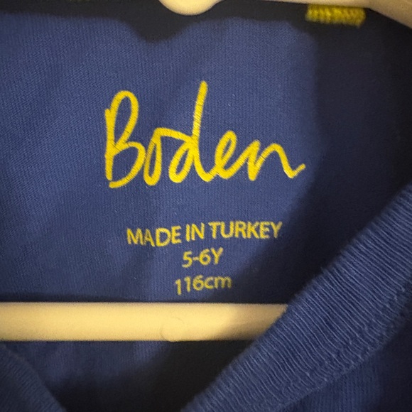 Boden Blue Ski Penguin Long Sleeve Tee - Picture 3 of 3